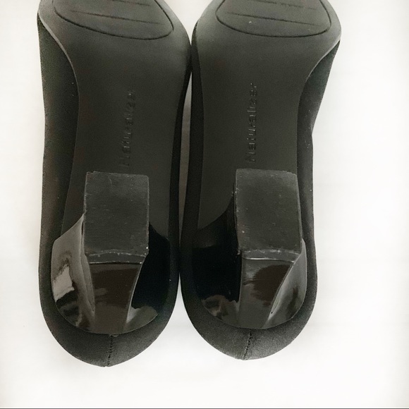 Naturalizer Classic Black Pumps with Bow Accent 9M - Picture 7 of 8